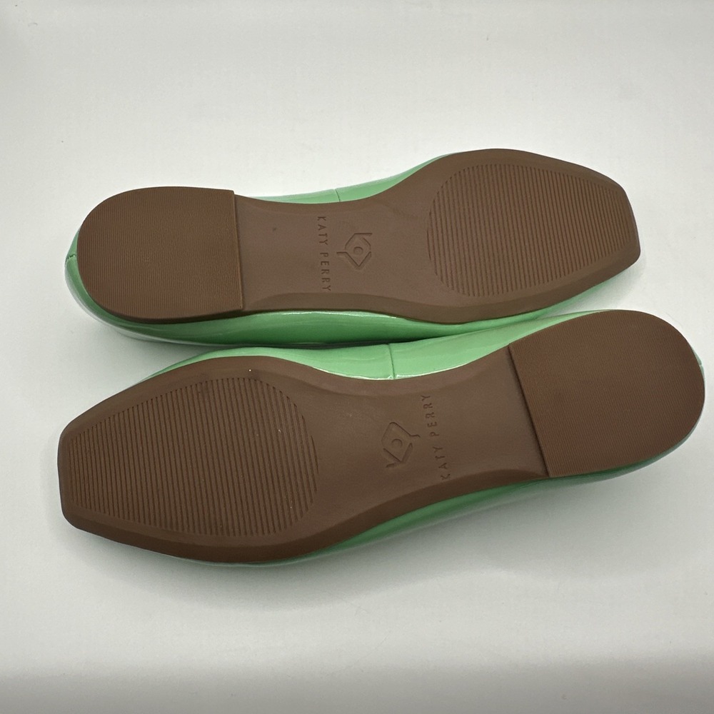 NWOB‎ Katy Perry Evie Green W/White Daisy Ballet Flats Shoes Size 5 - Picture 5 of 5